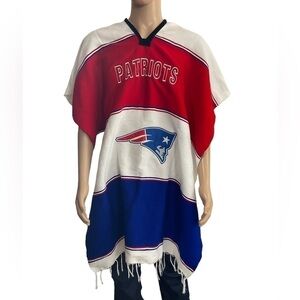 NFL New England Patriots Poncho Pullover blanket Unisex One size fits most